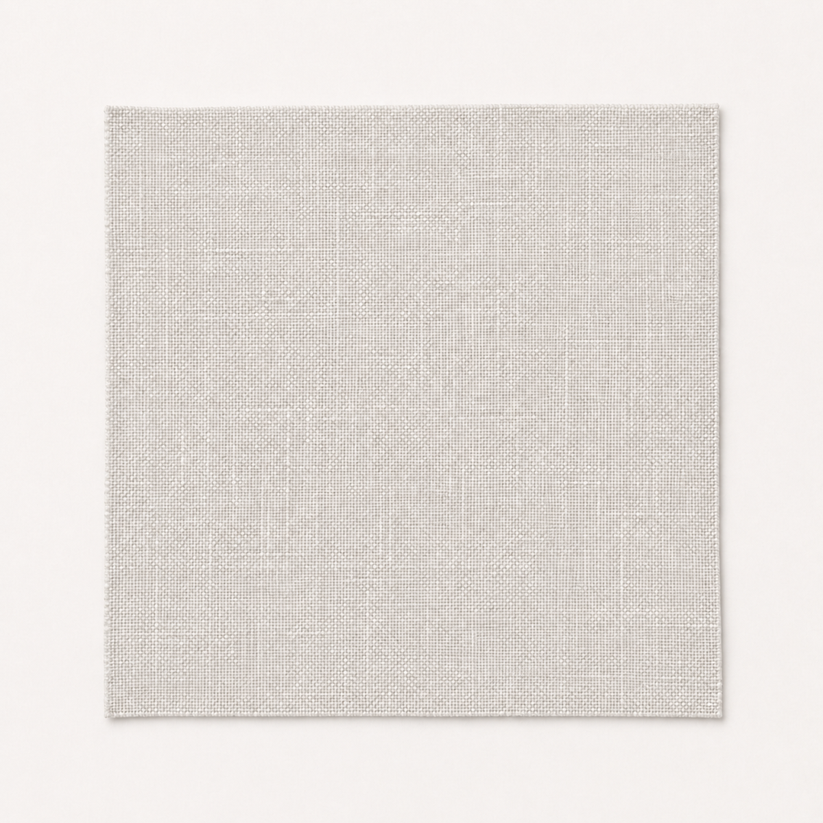B2-S001 light grey linen upholstery fabric swatch.
